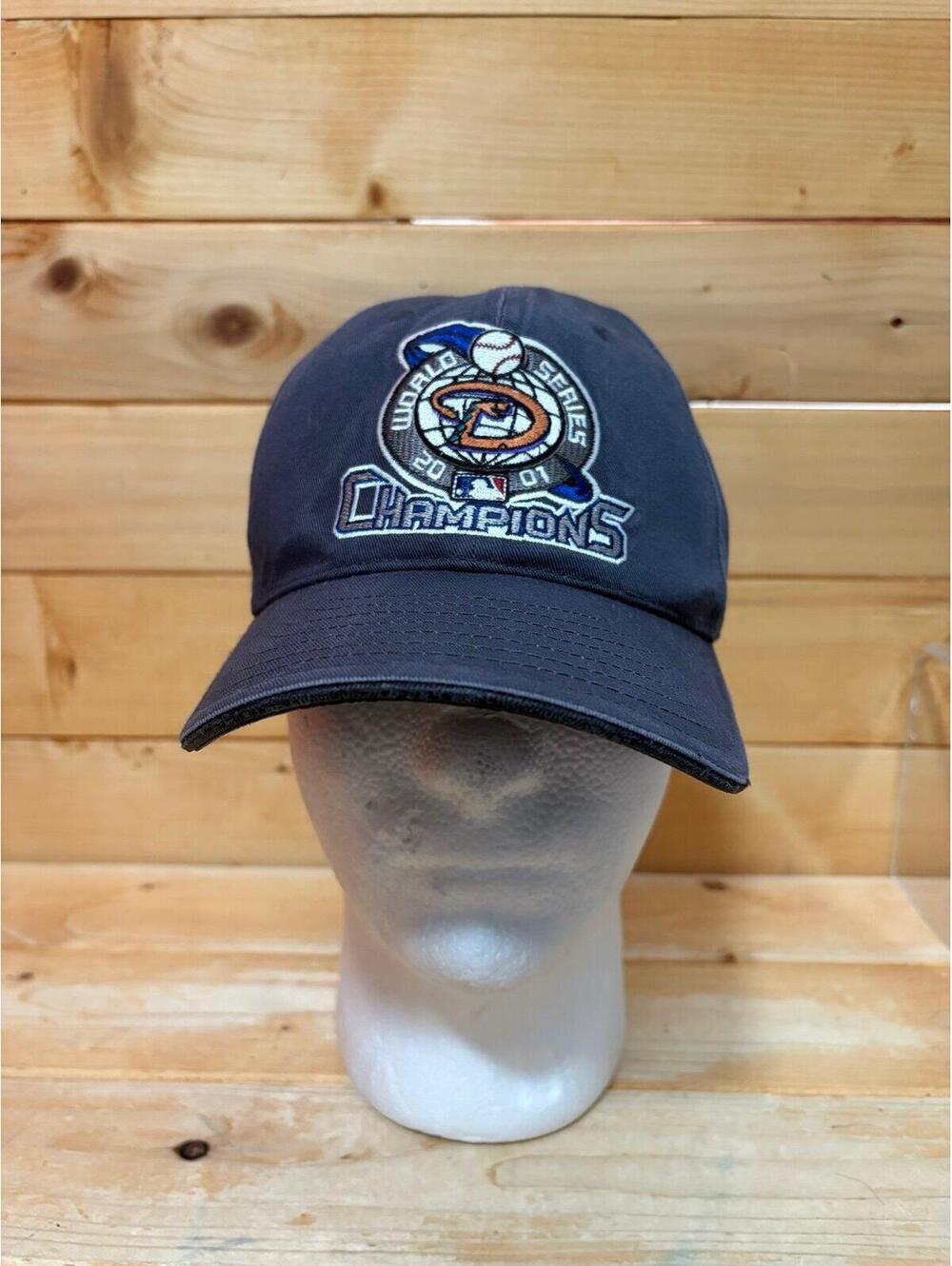 Vintage Arizona Diamondbacks Hat Mens 2001 World Series Champions Strap Back